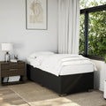 Lovos rėmas be čiužinio, juodas, 90x200 cm, audinys