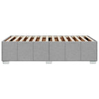 Lovos rėmas be čiužinio, šviesiai pilkas, 100x200cm, audinys