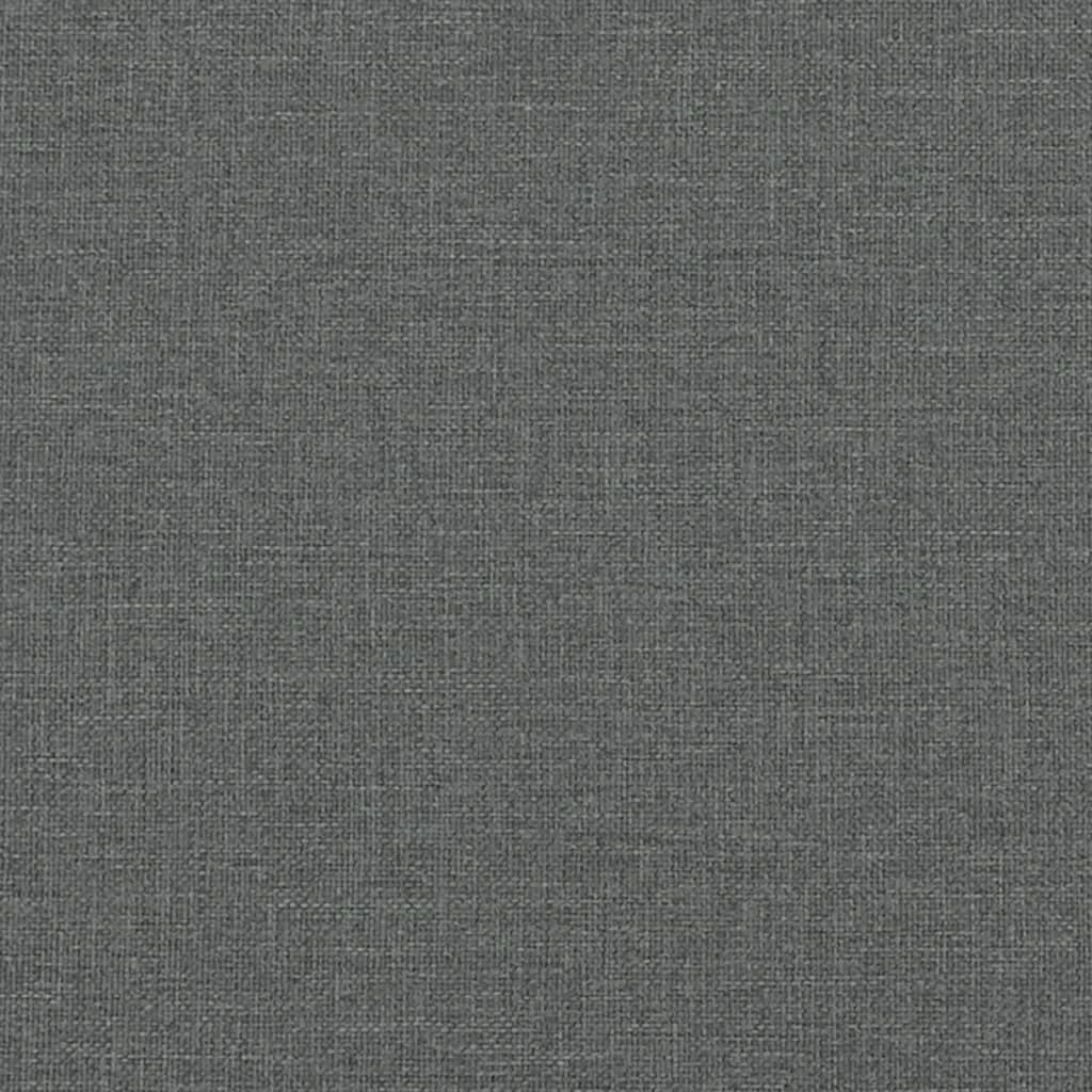 Lovos rėmas be čiužinio, tamsiai pilkas, 120x190cm, audinys