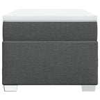 Lova su spyruoklėmis ir čiužiniu, tamsiai pilka, 80x200 cm