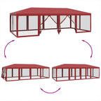 Pavėsinė, antracito spalvos, 3x3x2,65m, 180 g/m²