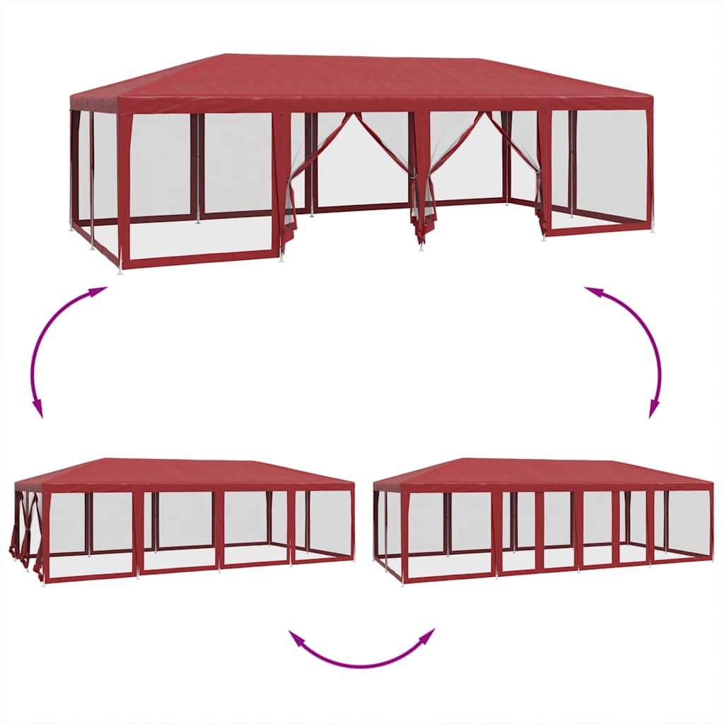 Pavėsinė, antracito spalvos, 3x3x2,65m, 180 g/m²