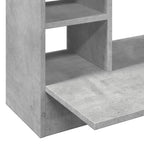 Sieninis rašomasis stalas, betono pilkas, 105x48x75cm, mediena
