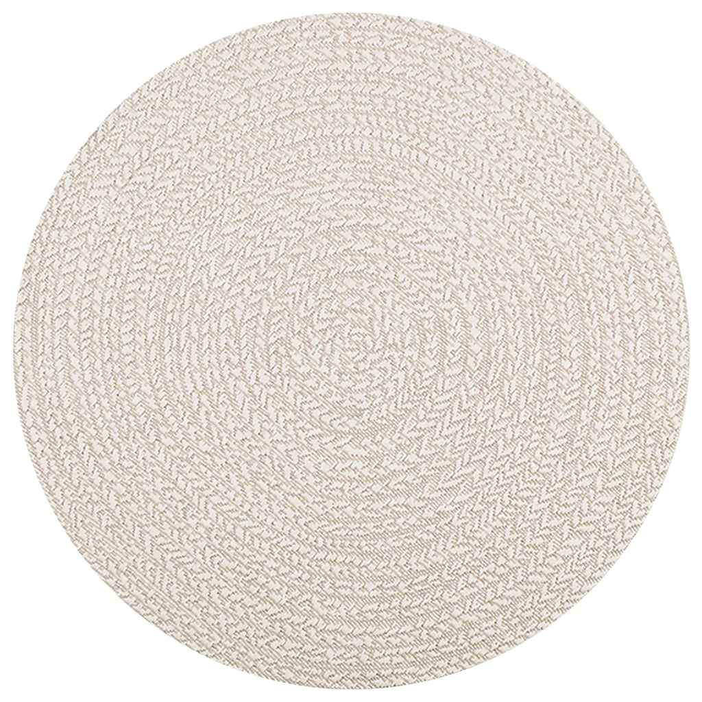 Kilimas ZIZUR, Ø 120 cm, džiuto imitacija, vidaus ir lauko