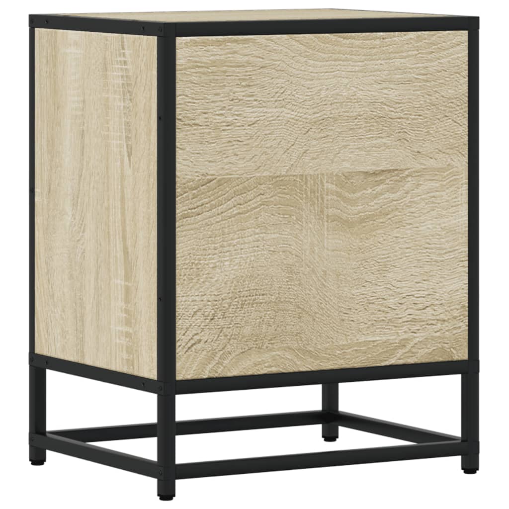 Naktinės spintelės, 2vnt., sonoma ąžuolo, 40x31x50cm, mediena