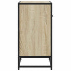 naktinė spintelė Sonoma ąžuolas 60x31x60 cm Mediena ir metalas