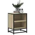 lovos spintelės 2 vnt Sonoma ąžuolas 40x31x50 cm