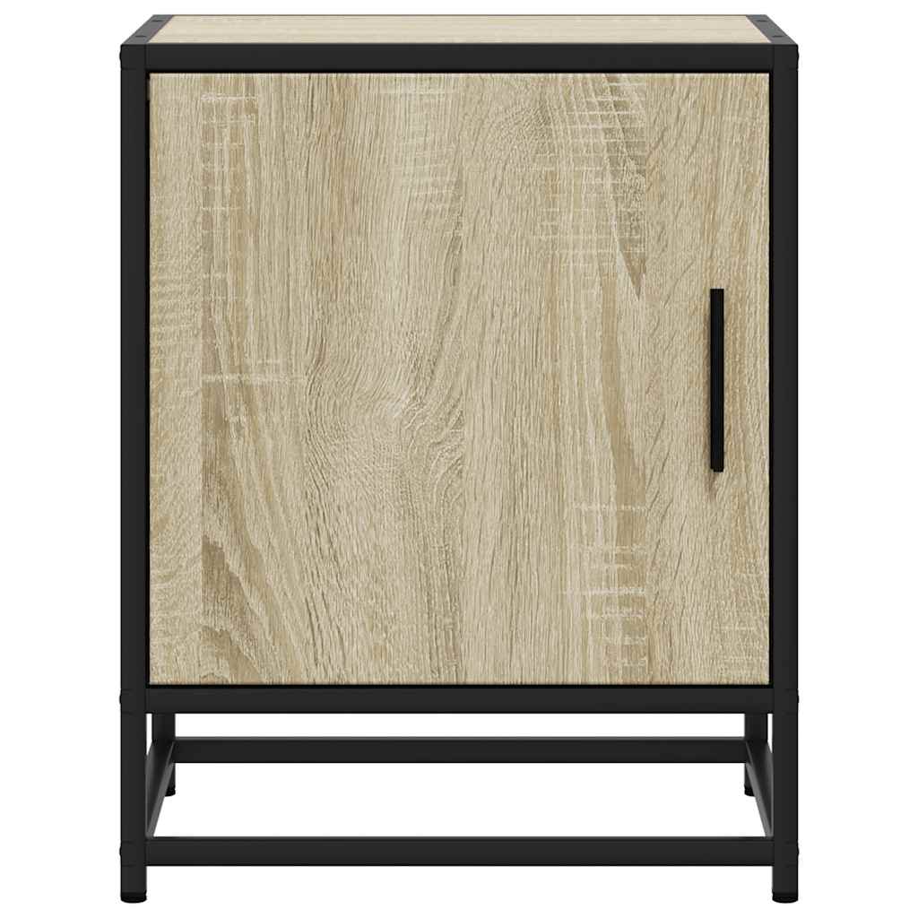 lovos spintelės 2 vnt Sonoma ąžuolas 40x31x50 cm
