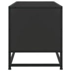 Televizoriaus spintelė, juoda, 100x34,5x40cm, mediena/metalas