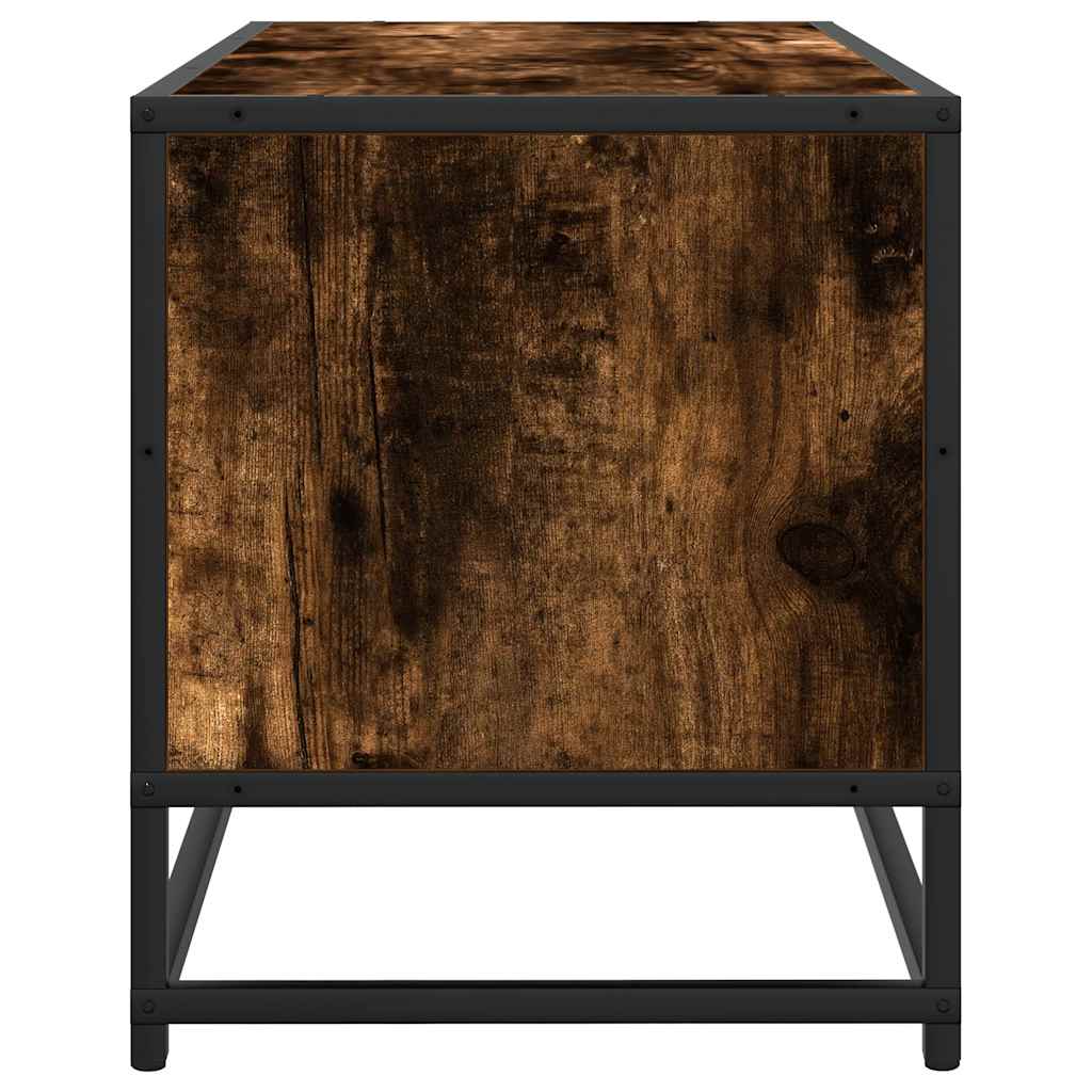 Televizoriaus spintelė, dūminė, 100x34,5x40cm, mediena/metalas