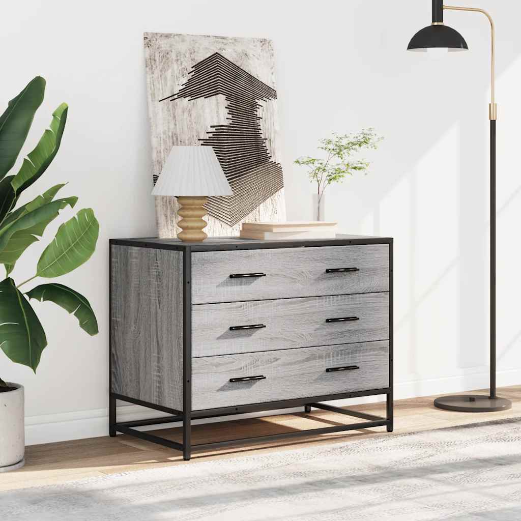 Stalčių spintelė Pilka Sonoma 70x41x56 cm Engineered Wood