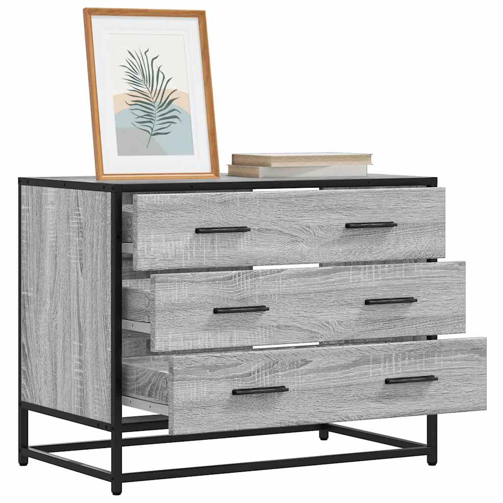 Stalčių spintelė Pilka Sonoma 70x41x56 cm Engineered Wood