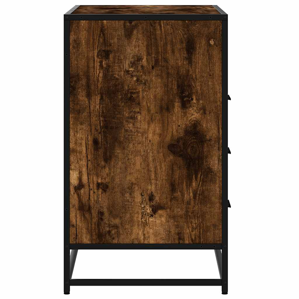 Spintelė su stalčiais, dūminio ąžuolo, 60x36x103cm, mediena