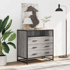 Stalčių spintelė Pilka Sonoma 70x41x70 cm Engineered Wood