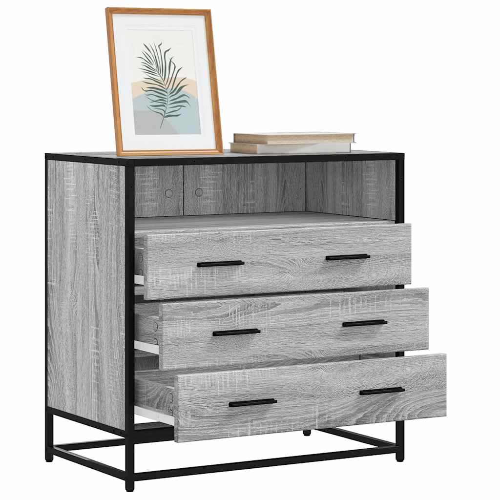 Stalčių spintelė Pilka Sonoma 70x41x70 cm Engineered Wood