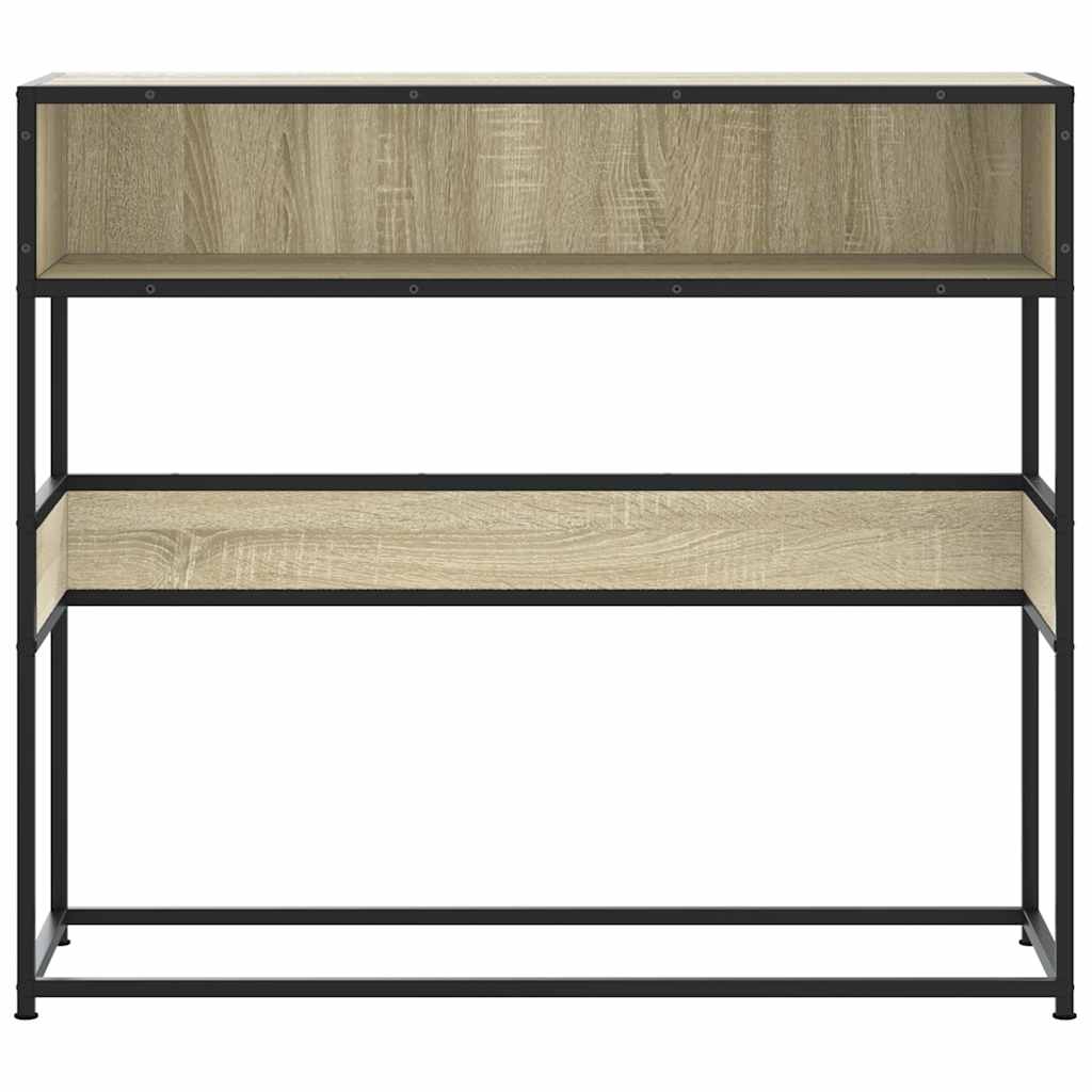 Konsolinis staliukas, ąžuolo, 90x35x80cm, apdirbta mediena
