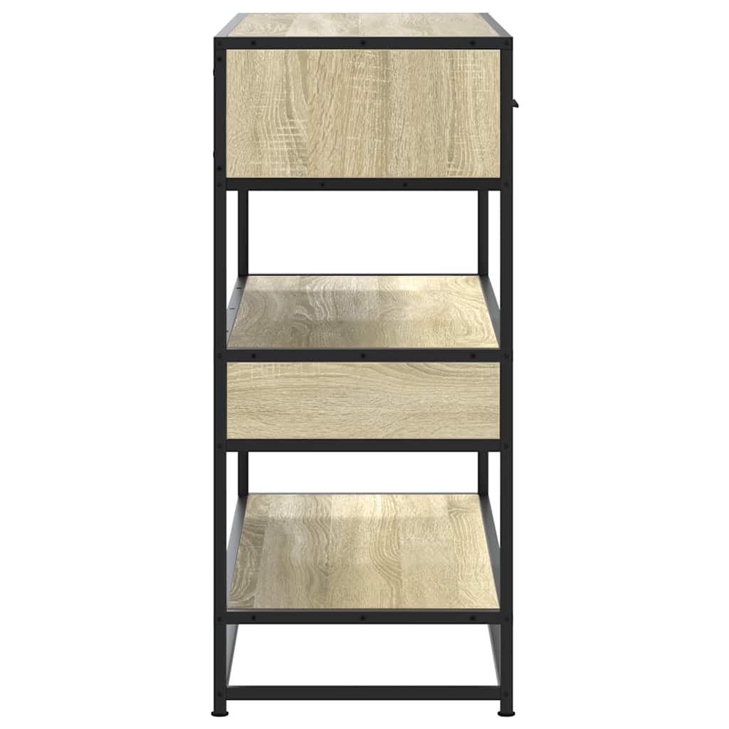 Konsolinis staliukas, ąžuolo, 90x35x80cm, apdirbta mediena