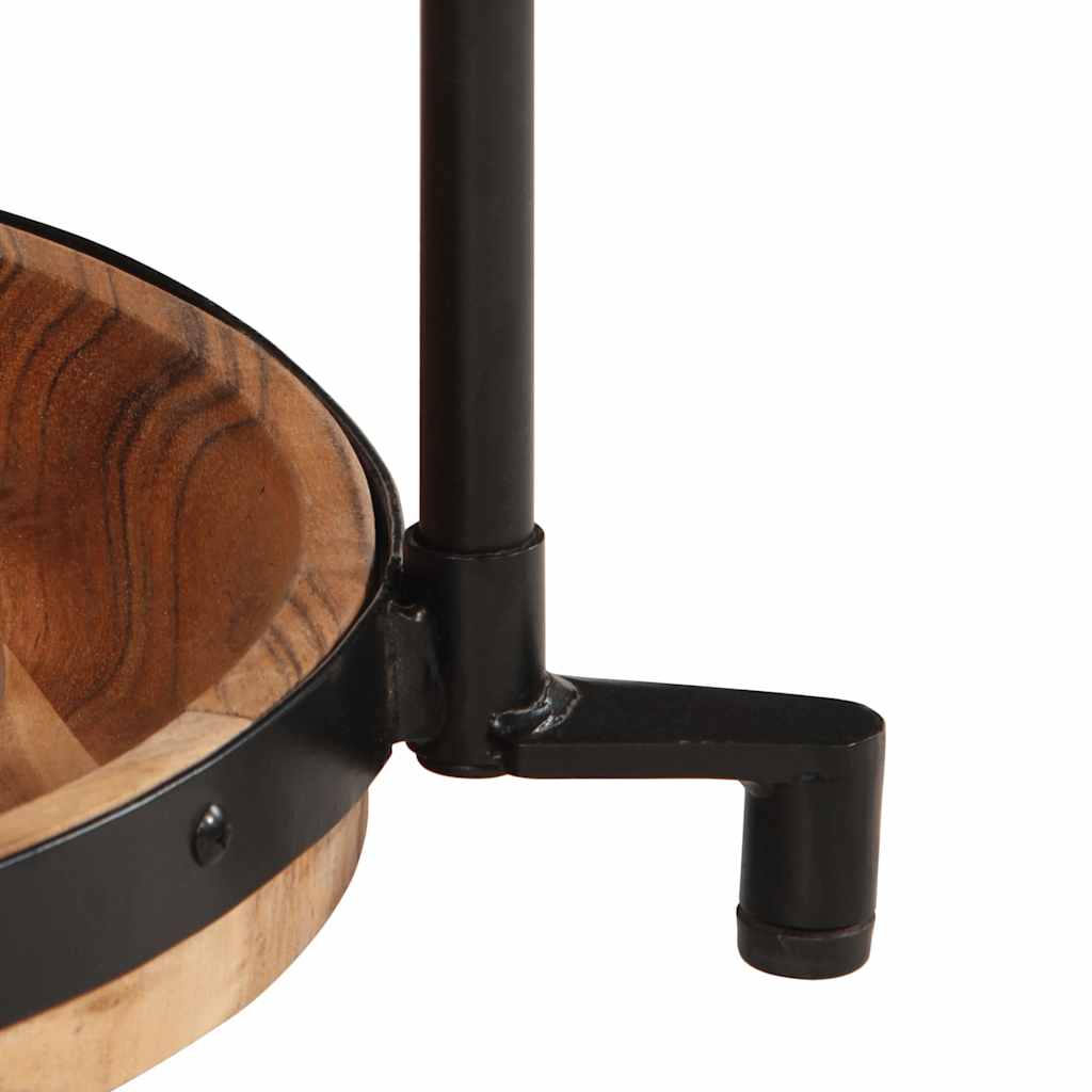 šoninis staliukas Ø55x60 cm Akacijos masyvo