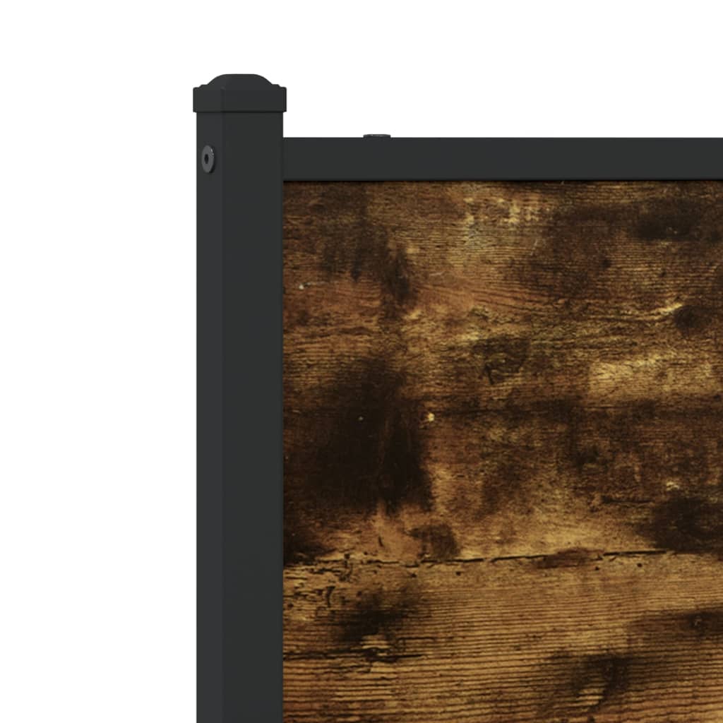 Lovos rėmas be čiužinio, dūminio ąžuolo, 180x200cm, metalas