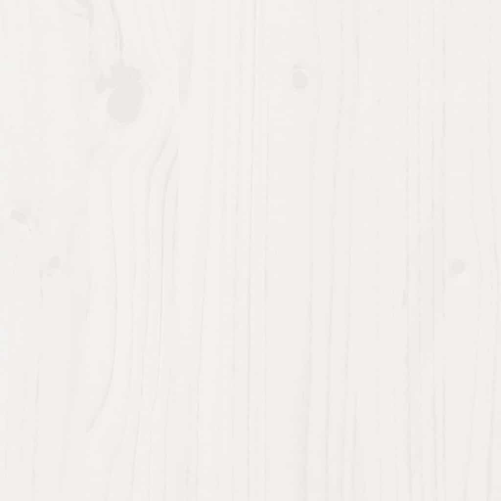 Lovos rėmas su stalčiais, baltos spalvos, 180x200cm, pušis