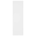 Stovai augalams, 2vnt., balti, 25x25x80cm, apdirbta mediena