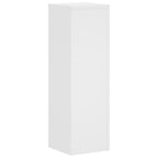 Stovai augalams, 2vnt., balti, 25x25x80cm, apdirbta mediena