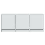 Televizoriaus spintelė su LED, balta, 97x34x40cm, mediena