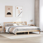 Lovos rėmas be čiužinio, 200x200cm, pušies medienos masyvas