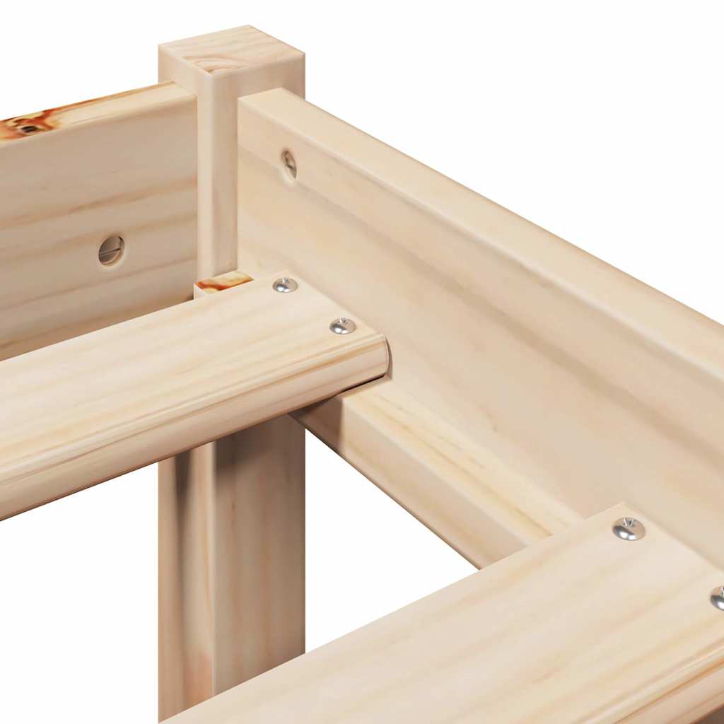 Lovos rėmas be čiužinio, 180x200cm, pušies medienos masyvas