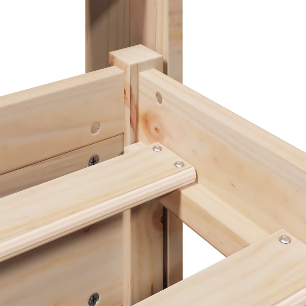 Lovos rėmas su galvūgaliu, 120x190cm, pušies medienos masyvas