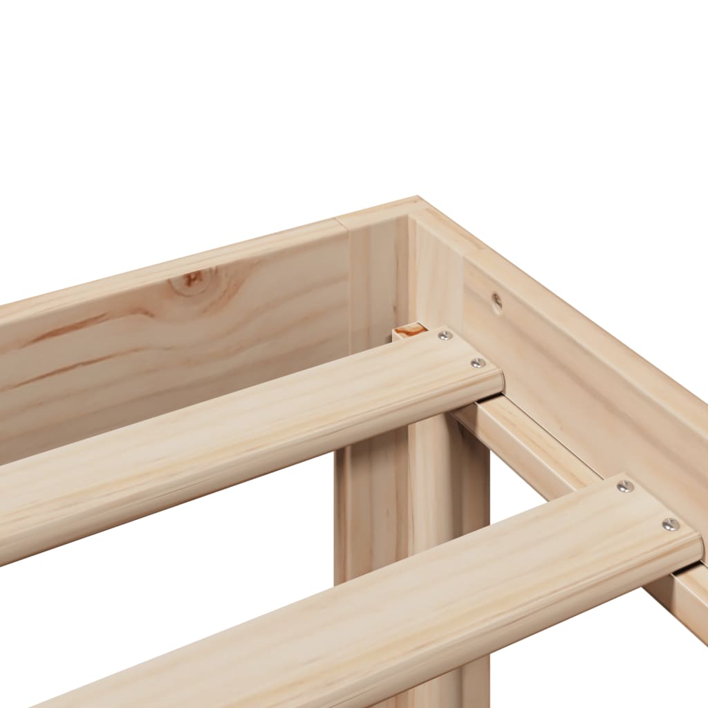 Lovos rėmas su galvūgaliu, 160x200 cm, pušies medienos masyvas