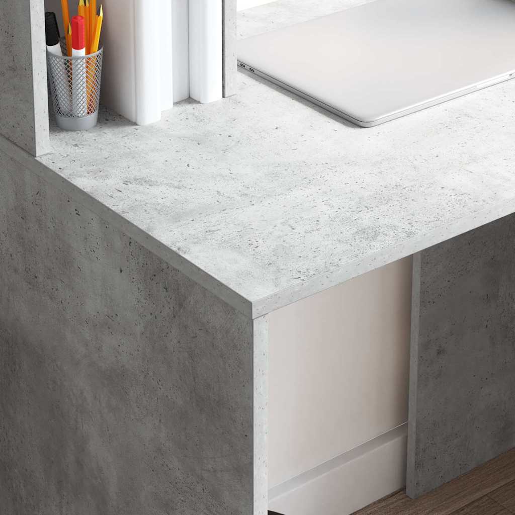 Stalas Betono pilka 91 x 50 x 149 cm Apdirbta mediena