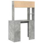 Stalas Betono pilka 91 x 50 x 149 cm Apdirbta mediena