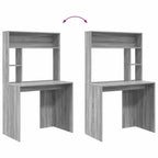 Stalas Pilkas Sonoma 91 x 50 x 149 cm Apdirbta mediena