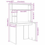 Stalas Amatininkų ąžuolas 91 x 50 x 149 cm Apdirbta mediena