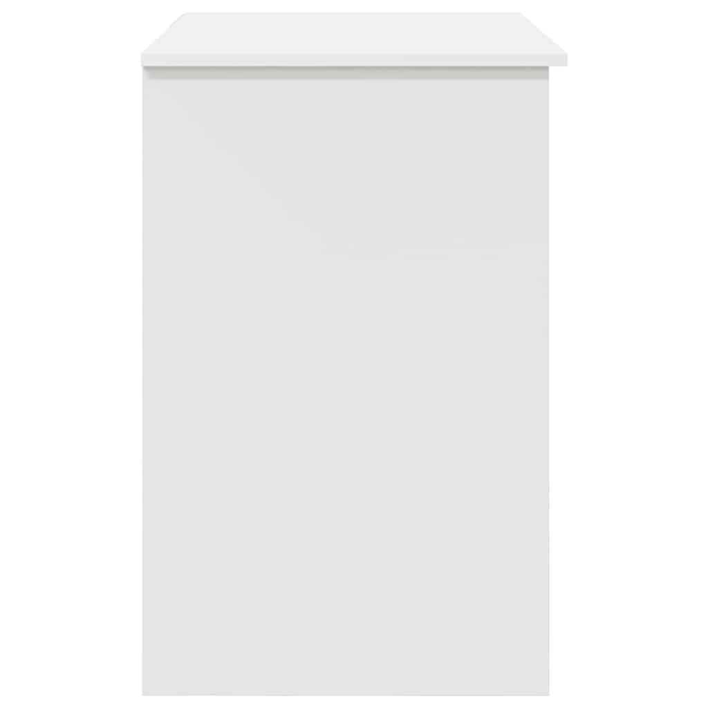 Stalas su stalčių Balta 90 x 49 x 75 cm Apdirbta mediena