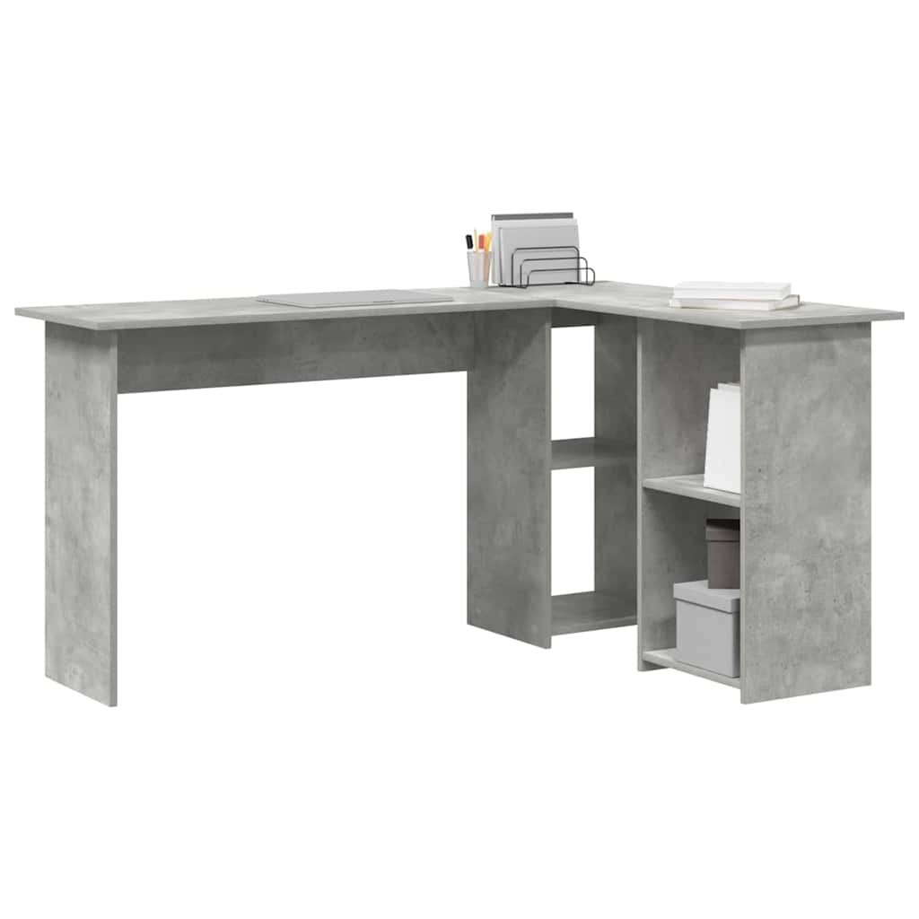 Stalas Betono pilka 142 x 102 x 73 cm Apdirbta mediena