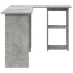Stalas Betono pilka 142 x 102 x 73 cm Apdirbta mediena