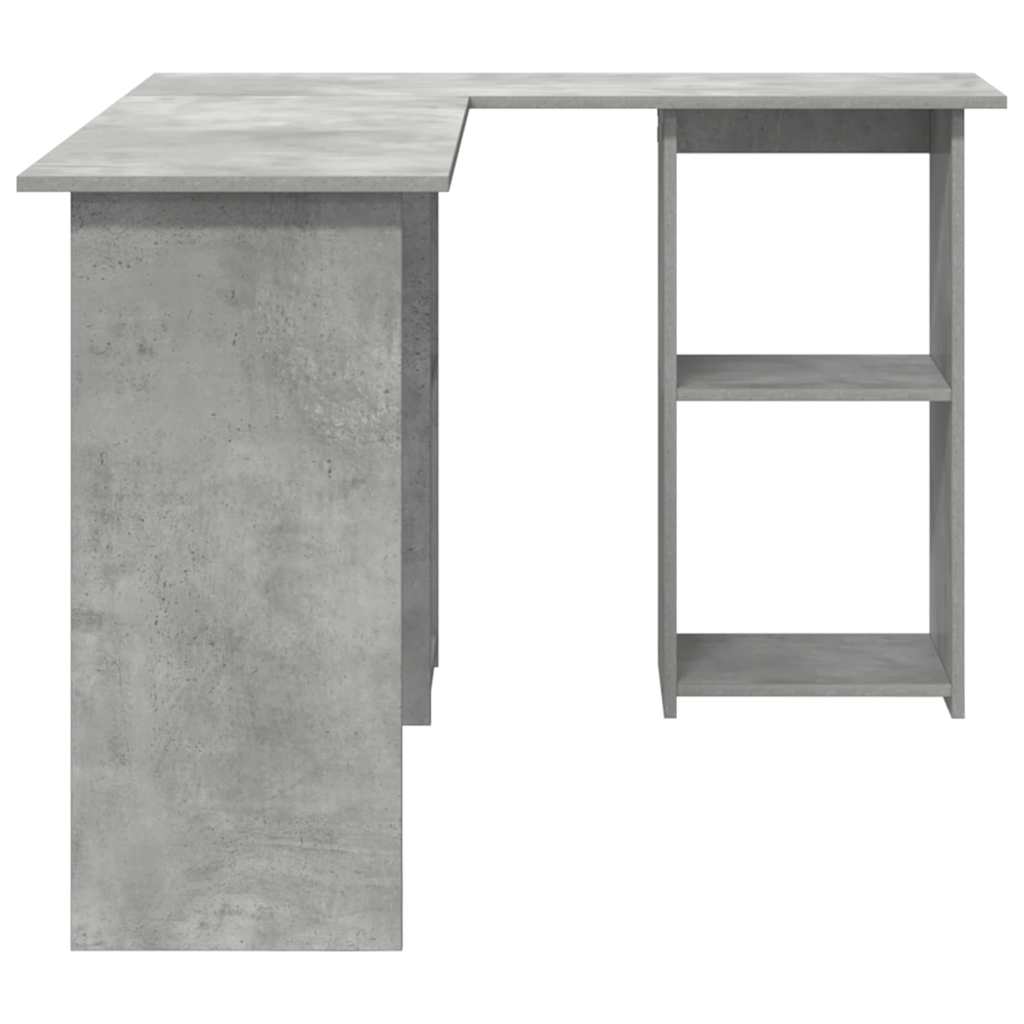 Stalas Betono pilka 142 x 102 x 73 cm Apdirbta mediena