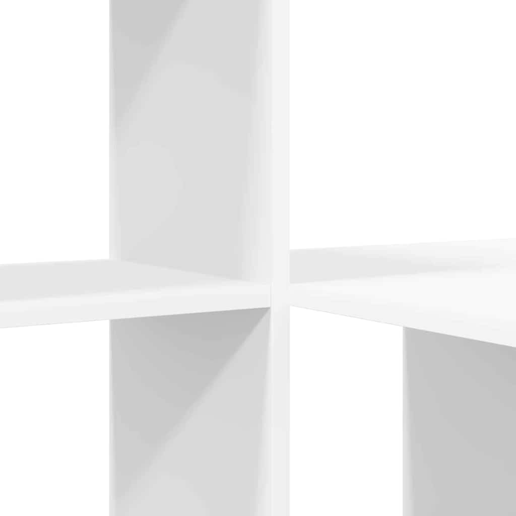 Stalas su lentyna Balta 131,5 x 50 x 106,5 cm Apdirbta mediena