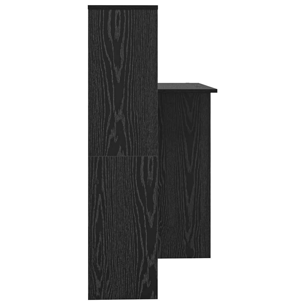 Stalas Juodas ąžuolas 131,5 x 50 x 106,5 cm Apdirbta mediena
