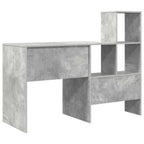 Stalas Betono pilka 131,5 x 50 x 106,5 cm Apdirbta mediena