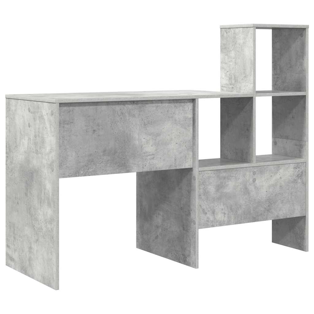 Stalas Betono pilka 131,5 x 50 x 106,5 cm Apdirbta mediena