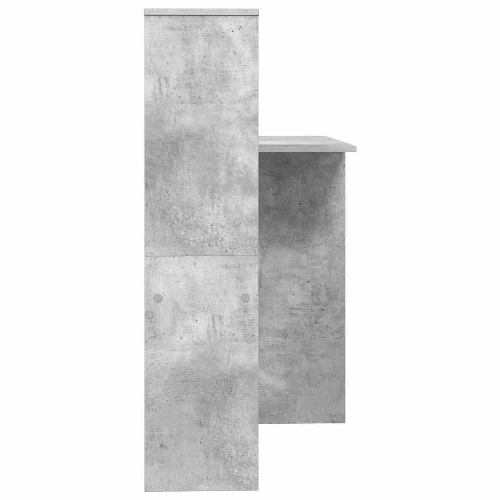 Stalas Betono pilka 131,5 x 50 x 106,5 cm Apdirbta mediena