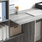Stalas Pilkas Sonoma 131,5 x 50 x 106,5 cm Apdirbta mediena