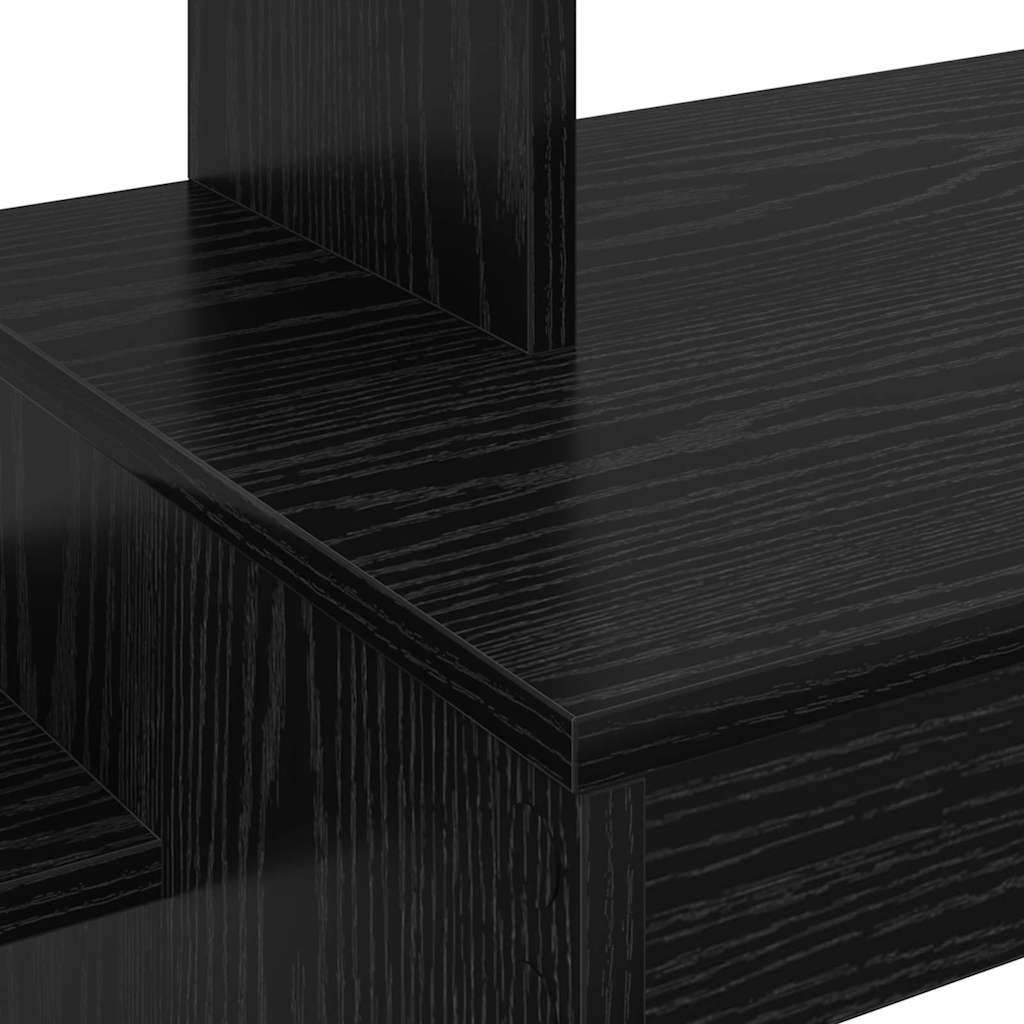 Stalas Juodas ąžuolas 100 x 40 x 90 cm Apdirbta mediena