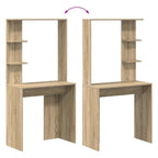 Stalas Sonoma ąžuolas 78,5 x 37 x 154,5 cm Apdirbta mediena