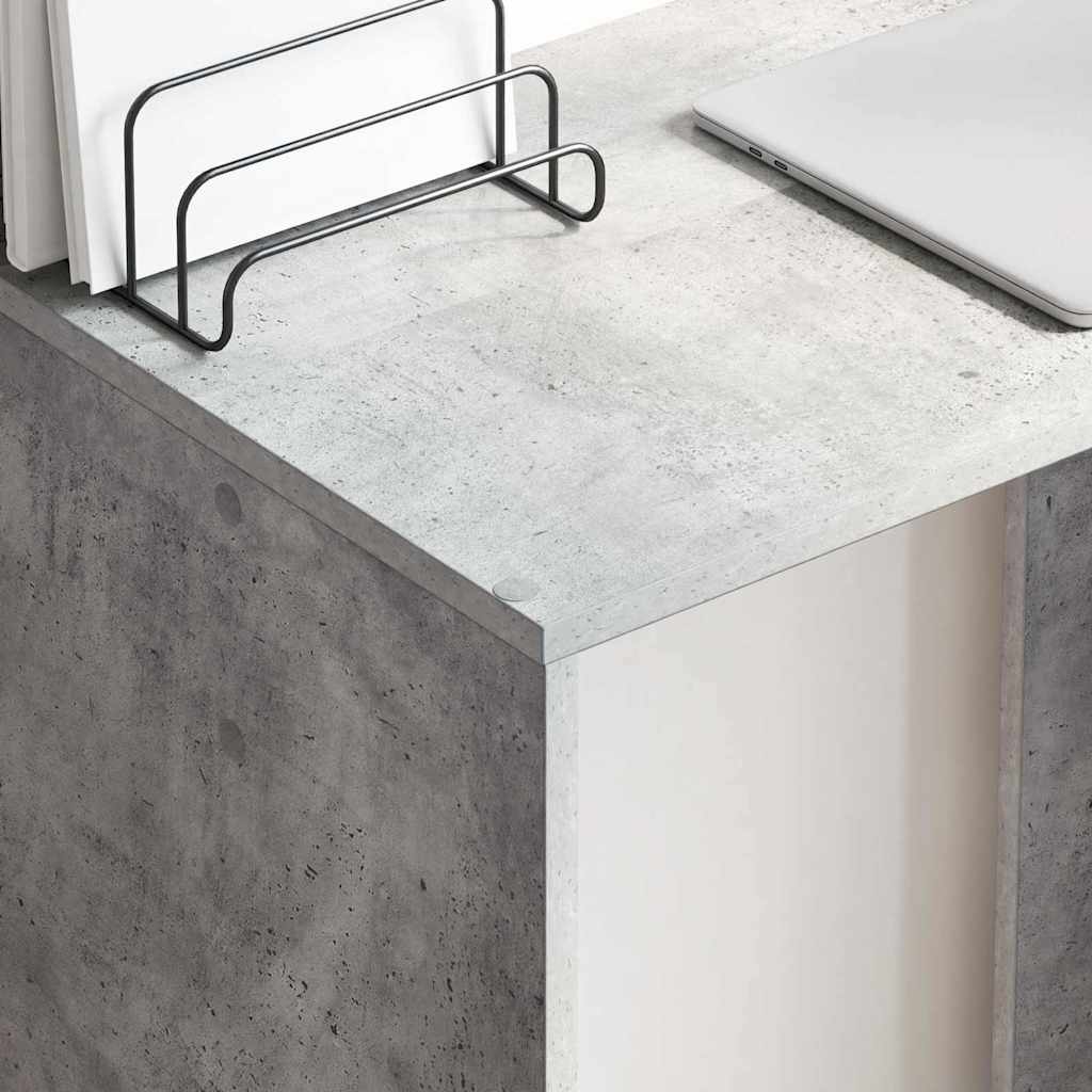 Stalas Betono pilka 78,5 x 37 x 154,5 cm Apdirbta mediena