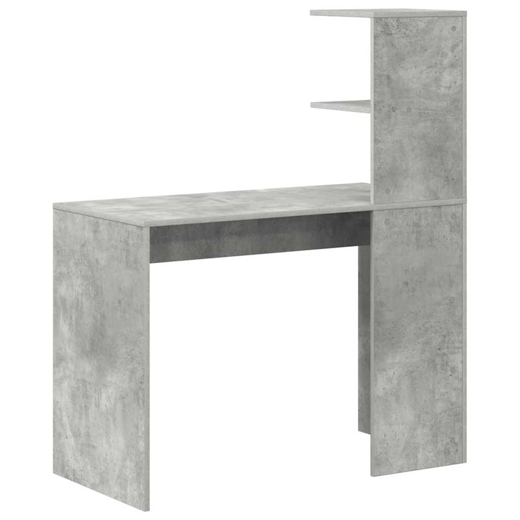 Stalas Betono pilka 102 x 50 x 124 cm Apdirbta mediena