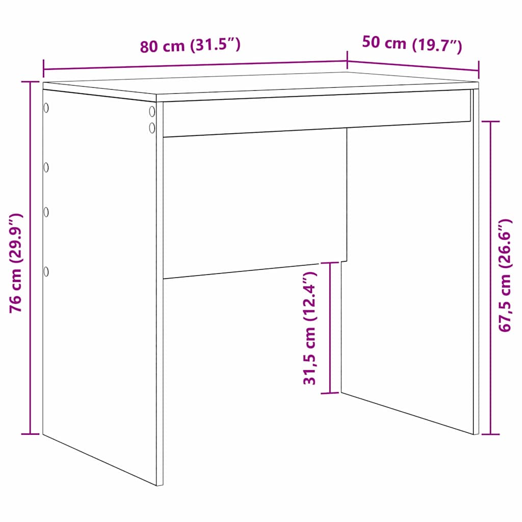 Stalas Senas medis 80 x 50 x 76 cm